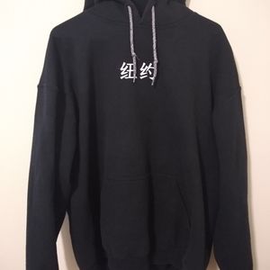 "New York" Chinese Characters Hoodie